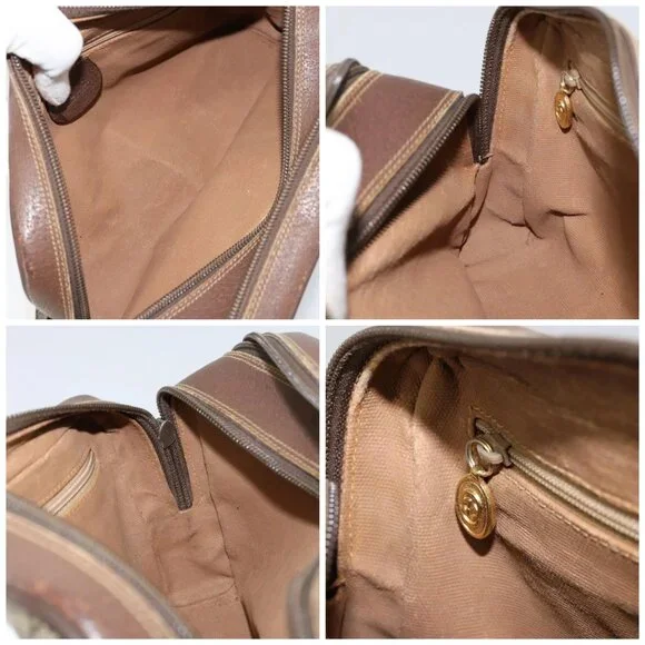 GUCCI GG Supreme Clutch Bag PVC Leather Beige Gold 014 58 6086 Auth bs31128 - Picture 15 of 16